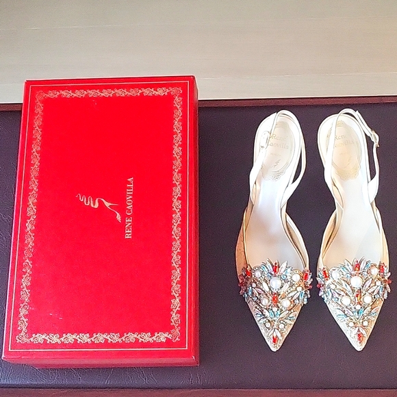 Rene Caovilla slingback sandals - Picture 1 of 5